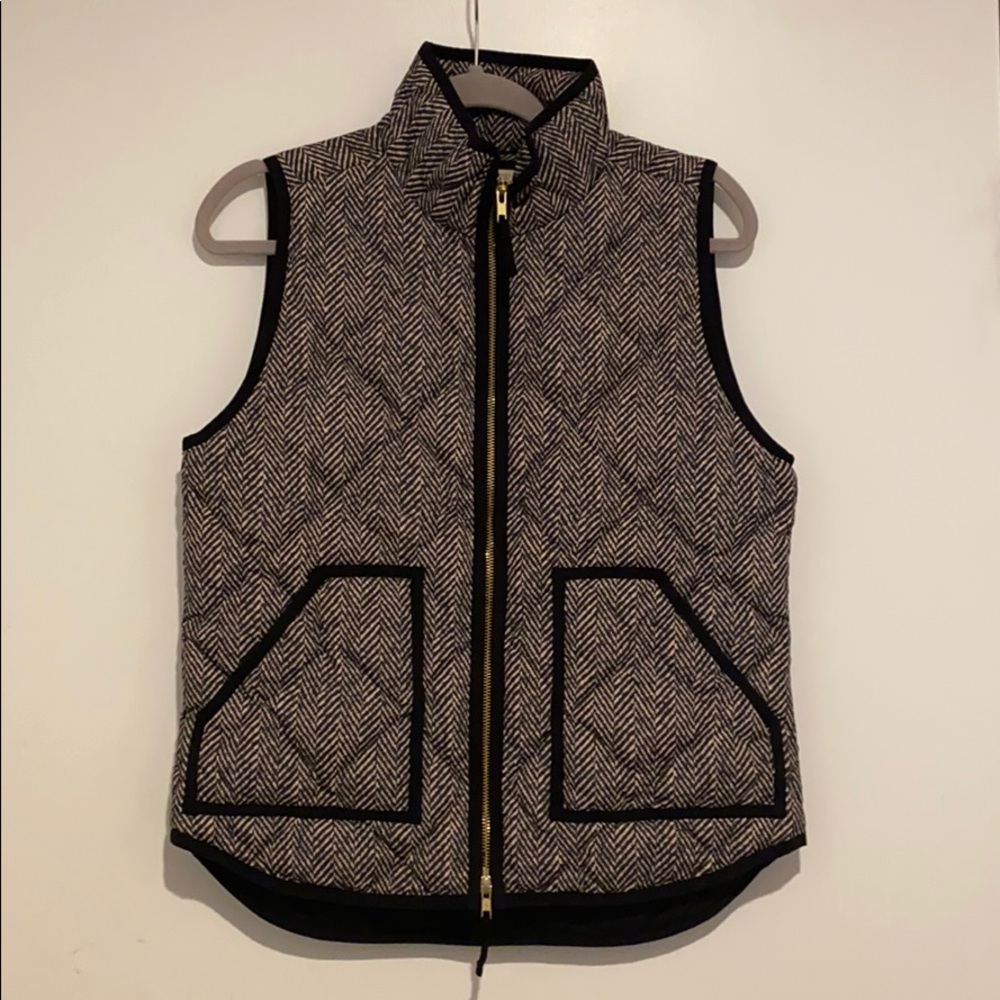 J. Crew Herringbone Vest